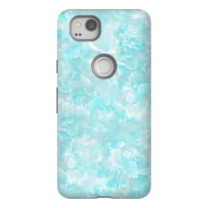 Pixel 2 StrongFit Aqua White Mother of pearl by  Utart