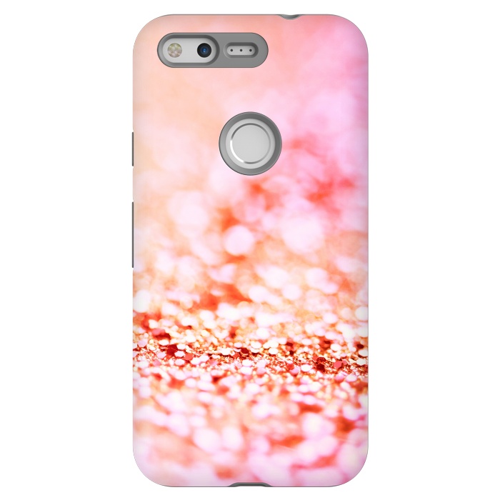 Pixel StrongFit Sunny pink faux glitter by  Utart