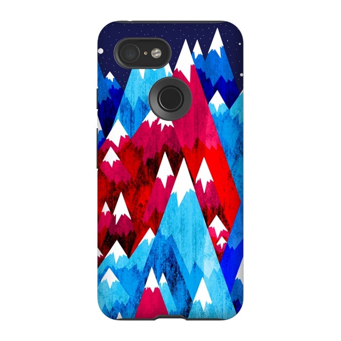 Pixel 3 StrongFit Blue Peak Mountains by Steve Wade (Swade)