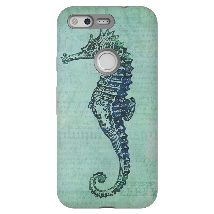 Pixel StrongFit Vintage Seahorse 2 by Andrea Haase
