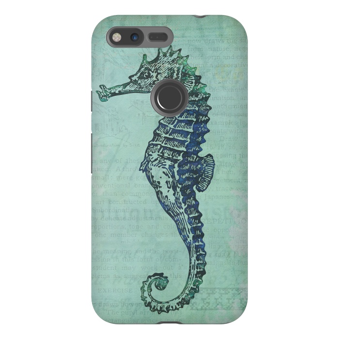Pixel XL StrongFit Vintage Seahorse 2 by Andrea Haase