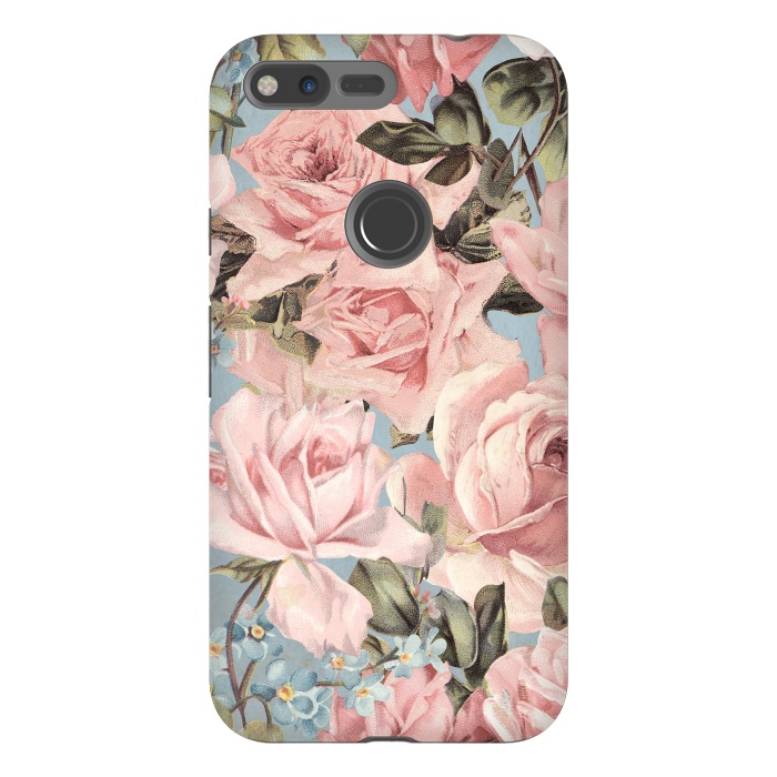 Pixel XL StrongFit Lovely Spring Flowers and Roses by  Utart