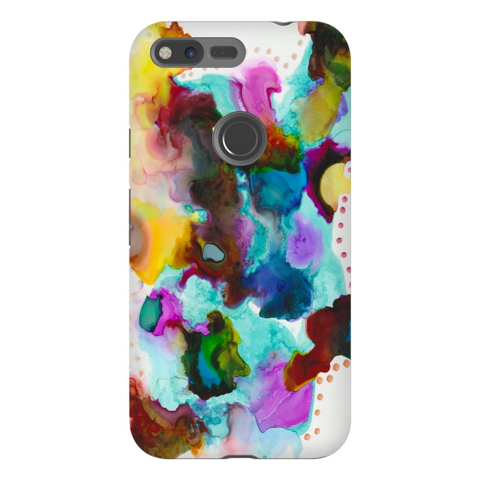 Pixel XL StrongFit Alcohol ink 4 by haroulita