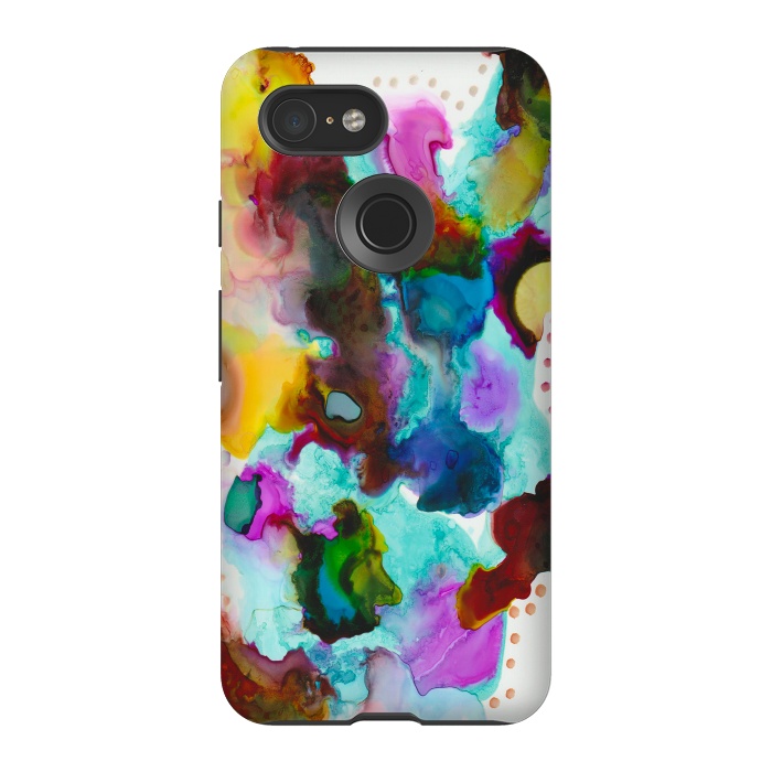 Pixel 3 StrongFit Alcohol ink 4 by haroulita