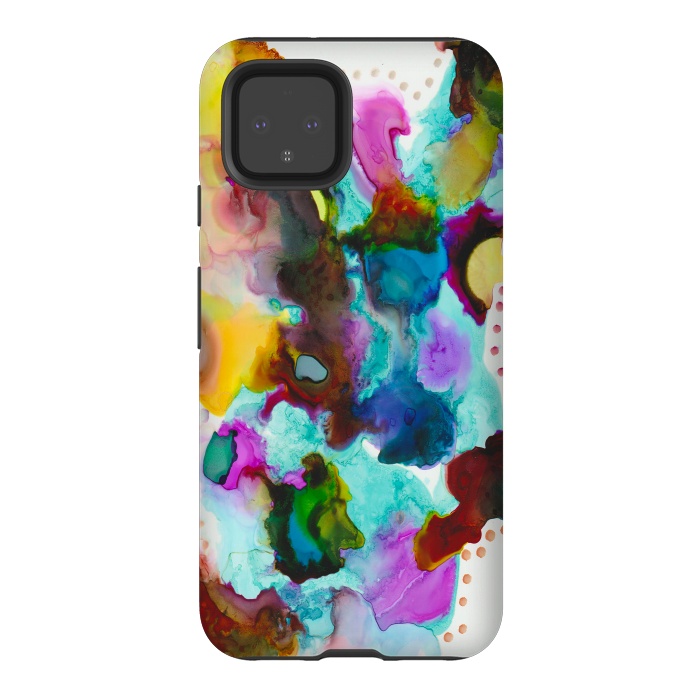Pixel 4 StrongFit Alcohol ink 4 by haroulita