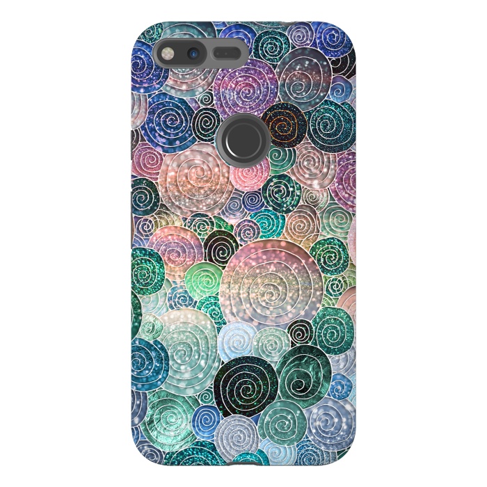 Pixel XL StrongFit Multicolor Trendy Dots and Circles  by  Utart
