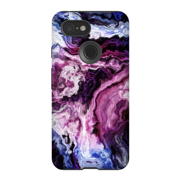 Pixel 3 StrongFit wavy marble i by haroulita