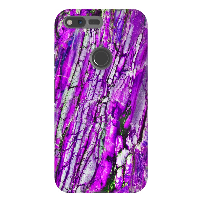 Pixel XL StrongFit ultra violet texture marble by haroulita