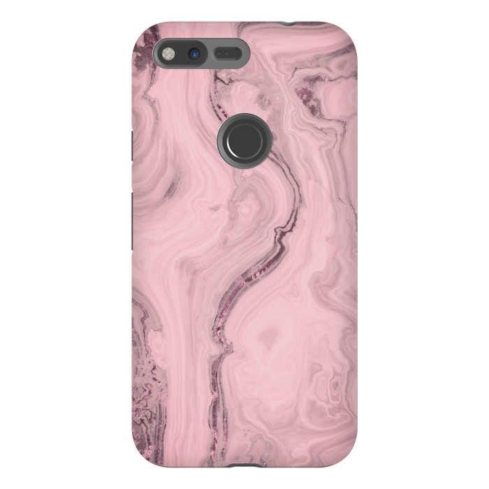 Pixel XL StrongFit Glamorous Marble Pink 2 by Andrea Haase