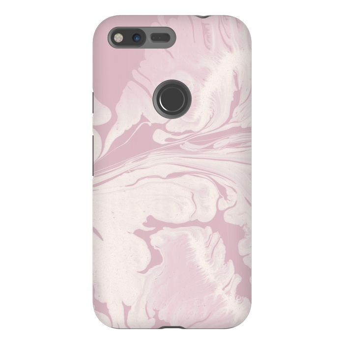 Pixel XL StrongFit Pink Marbled Wet Paint 2 by Andrea Haase