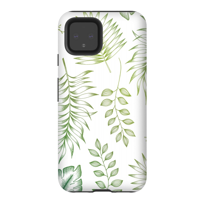 Pixel 4 StrongFit Tropical Leaves by Barlena