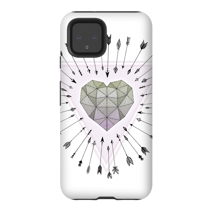 Pixel 4 StrongFit Young & Unafraid - Pink by Barlena