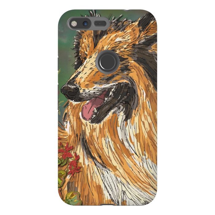 Pixel XL StrongFit Rough Collie (Summer) by Lotti Brown
