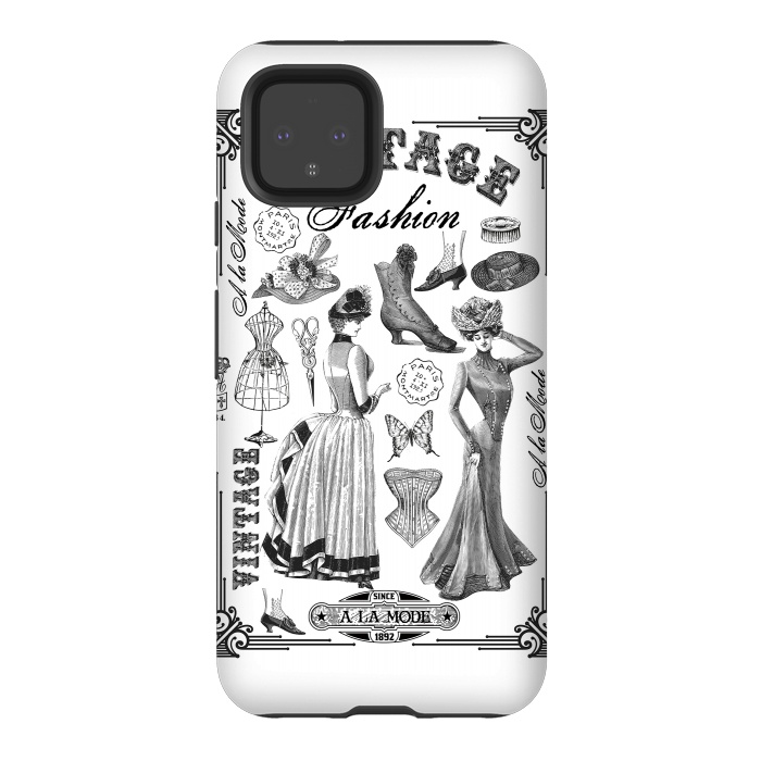 Pixel 4 StrongFit Vintage Fashion Ladies by Andrea Haase