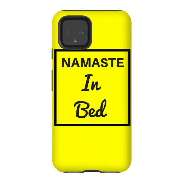 Pixel 4 StrongFit namaste in bed by MALLIKA