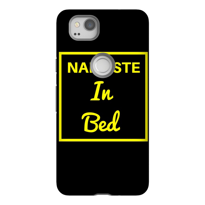 Pixel 2 StrongFit namaste in bed yellow by MALLIKA