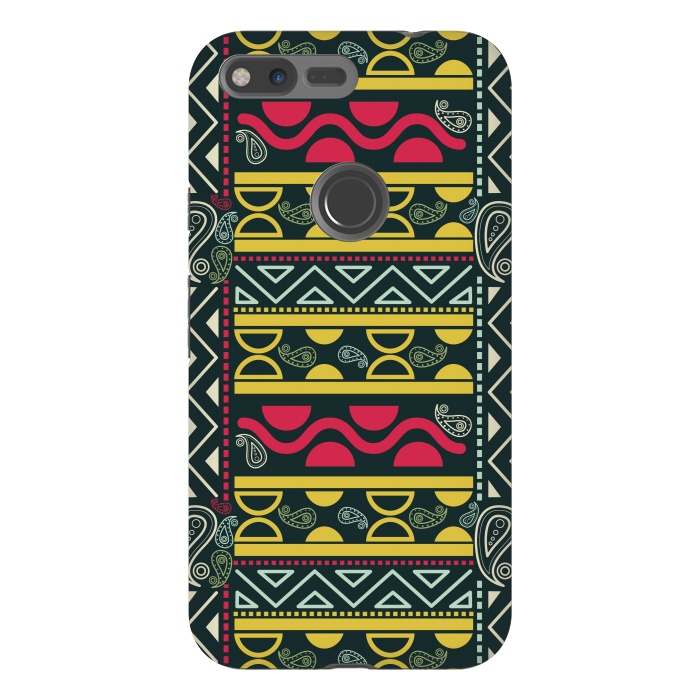 Pixel XL StrongFit colorful aztec  by TMSarts