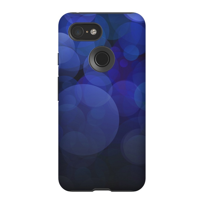 Pixel 3 StrongFit Magical Blue Bokeh Lights by Andrea Haase