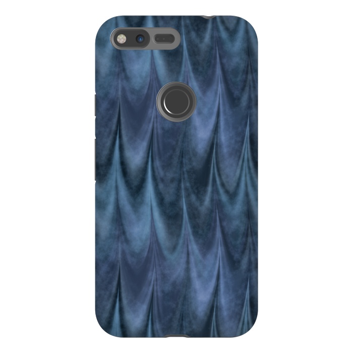 Pixel XL StrongFit Blue Wbstract Waves by Andrea Haase