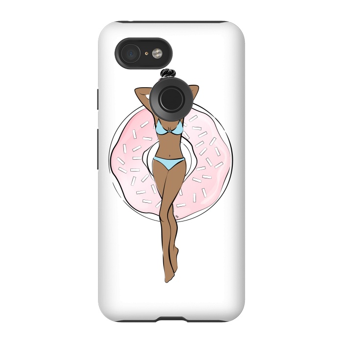 Pixel 3 StrongFit Summer time relax Dark skin by Martina