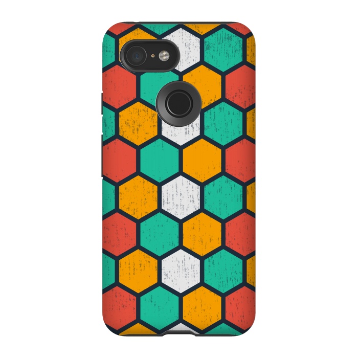 Pixel 3 StrongFit hexagonal tiles by TMSarts
