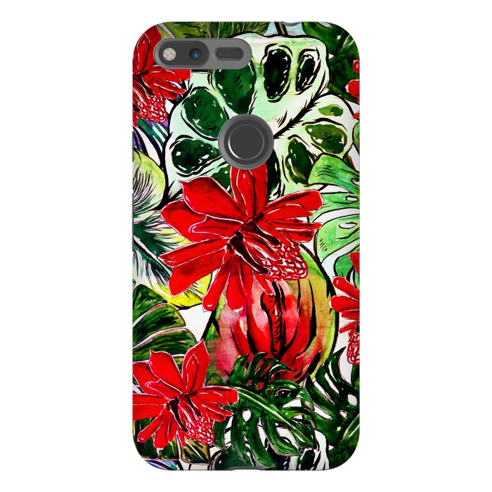 Pixel XL StrongFit Aloha Tropical Passiflora Jungle by  Utart