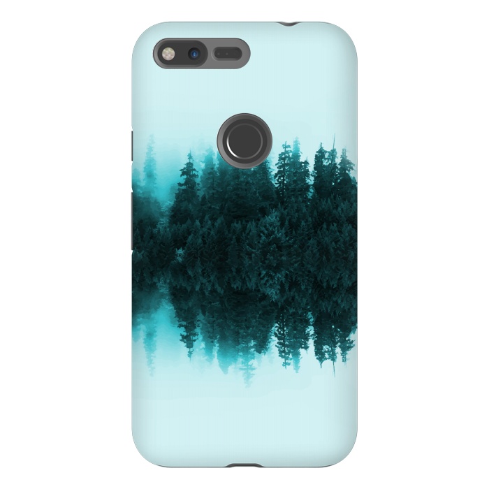 Pixel XL StrongFit Cloudy Forest by Creativeaxle