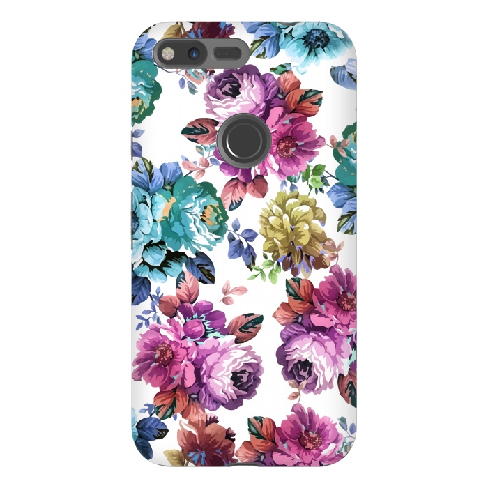 Pixel XL StrongFit Fluorescent Roses by Creativeaxle