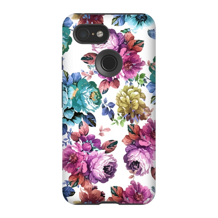 Pixel 3 StrongFit Fluorescent Roses by Creativeaxle