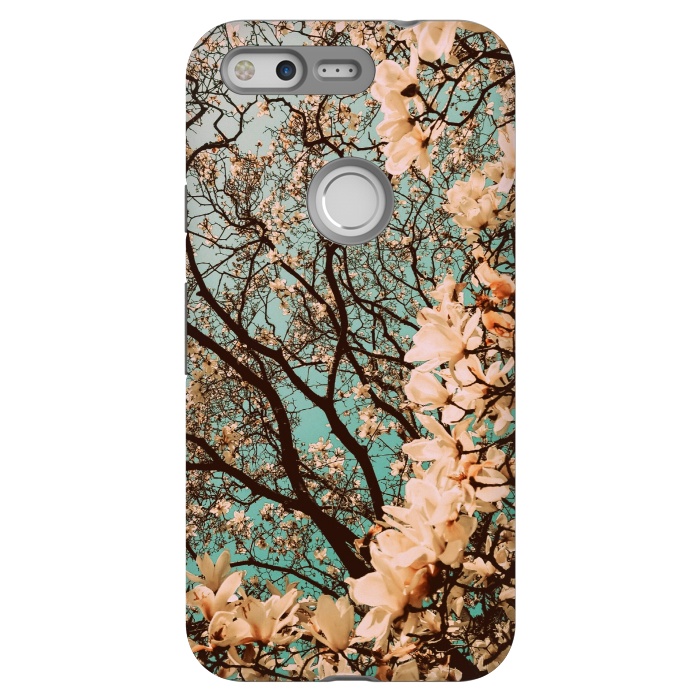 Pixel StrongFit Spring Time Cherry Blossoms by Gringoface Designs