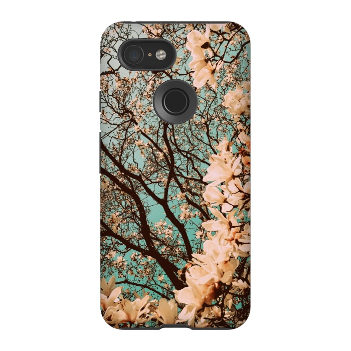 Pixel 3 StrongFit Spring Time Cherry Blossoms by Gringoface Designs