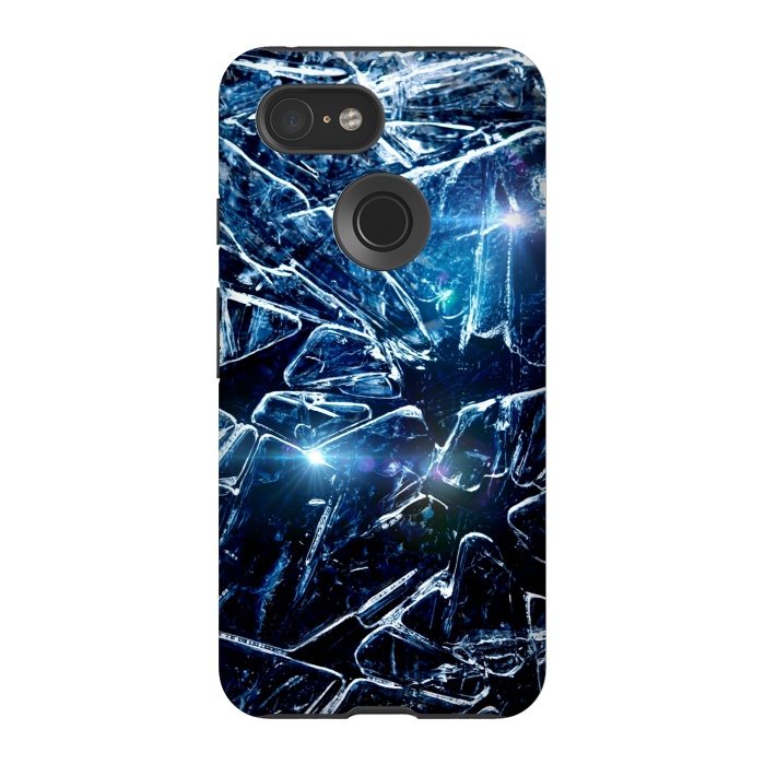 Pixel 3 StrongFit Cracked Ice by Gringoface Designs