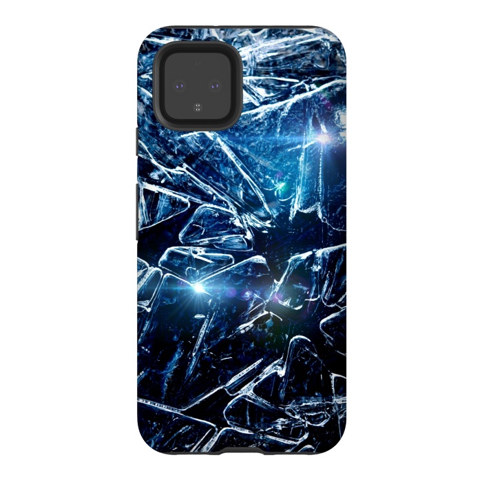 Pixel 4 StrongFit Cracked Ice by Gringoface Designs
