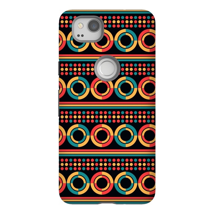 Pixel 2 StrongFit Multicolored Circles by TMSarts