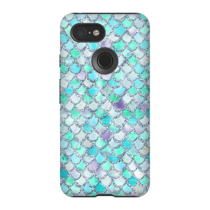 Pixel 3 StrongFit Hand drawn mermaid scales  by  Utart