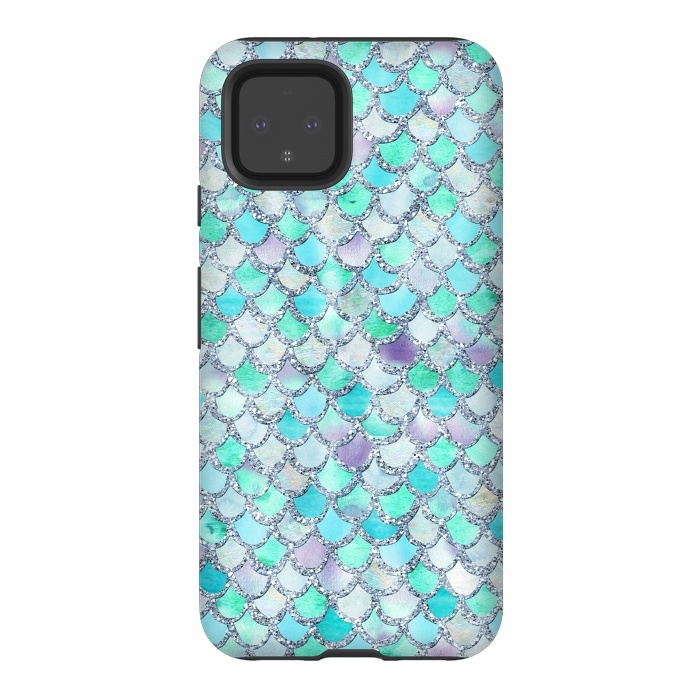 Pixel 4 StrongFit Hand drawn mermaid scales  by  Utart