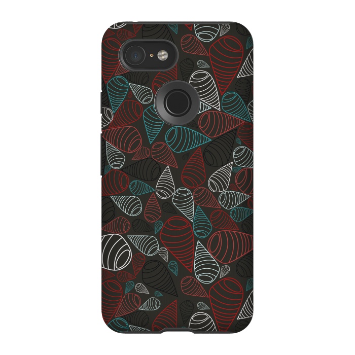 Pixel 3 StrongFit Abstract Swirls  by TMSarts