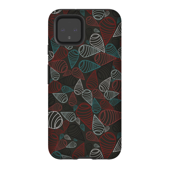 Pixel 4 StrongFit Abstract Swirls  by TMSarts