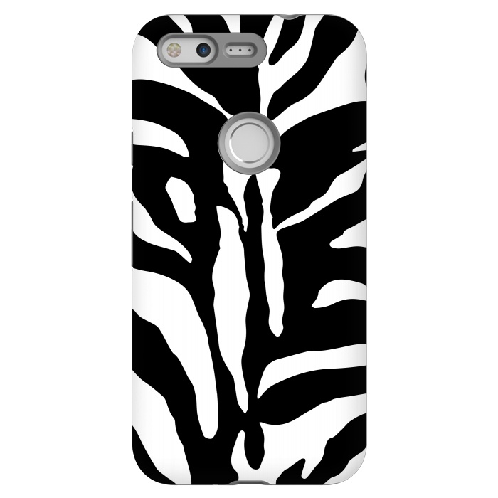 Pixel StrongFit Black And White Zebra Print 2 by Andrea Haase