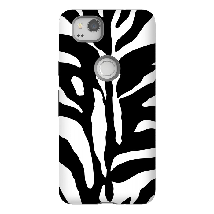 Pixel 2 StrongFit Black And White Zebra Print 2 by Andrea Haase