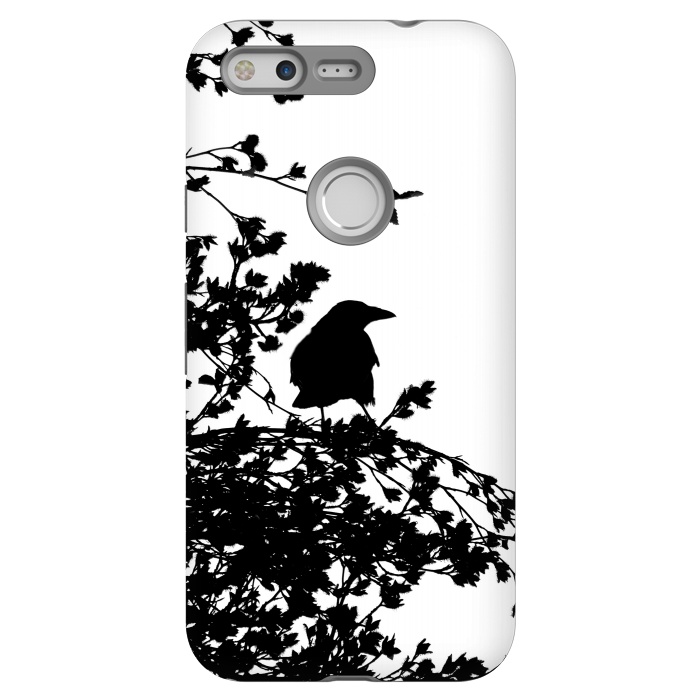 Pixel StrongFit Black And White Bird by Andrea Haase