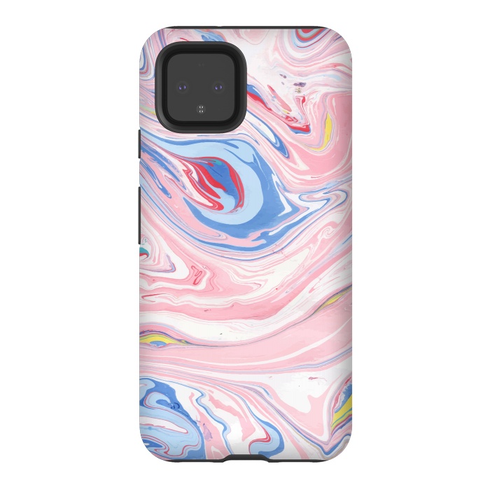 Pixel 4 StrongFit Marble Pattern-v2 by Creativeaxle