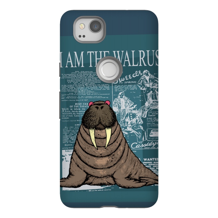 Pixel 2 StrongFit I am the walrus by Mangulica