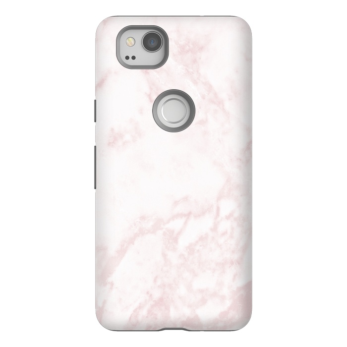 Pixel 2 StrongFit Rose-gold Marble Deluxe by Dushan Medich