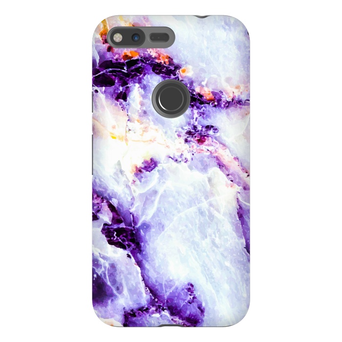 Pixel XL StrongFit Marble violet by Mmartabc
