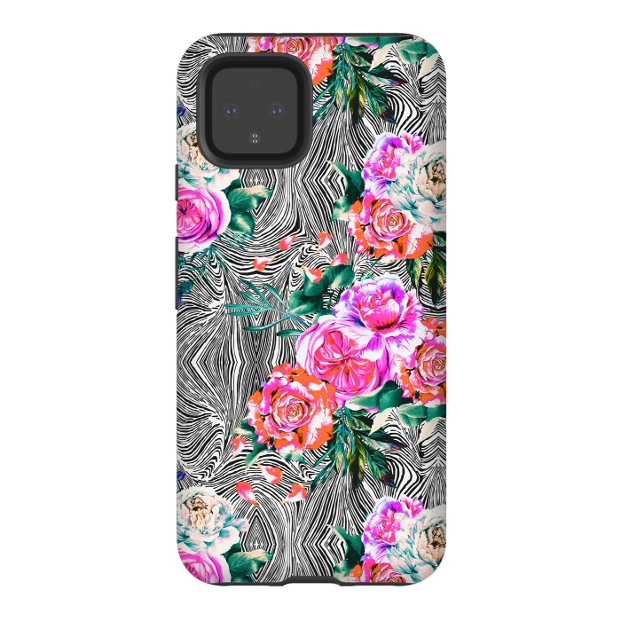 Pixel 4 StrongFit Flowery on linear mosaic by Mmartabc