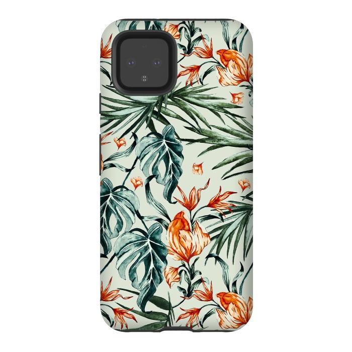 Pixel 4 StrongFit Exotic flower nature-07 by Mmartabc