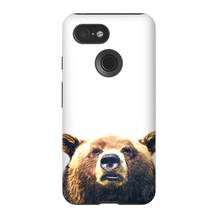 Pixel 3 StrongFit Bear Portrait by Alemi