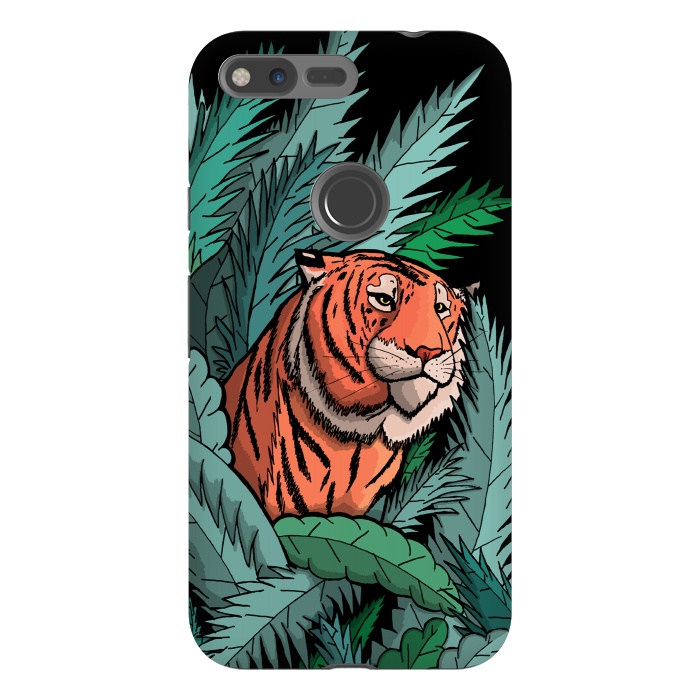 Pixel XL StrongFit As the tiger emerged from the jungle by Steve Wade (Swade)