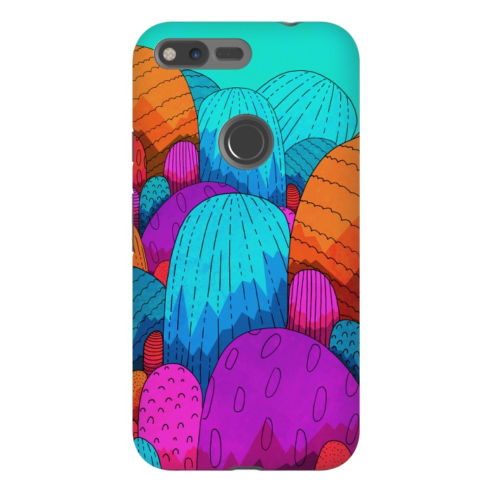 Pixel XL StrongFit The vibrant hills of colour by Steve Wade (Swade)